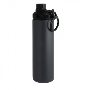 リビング WELF SLIM BOTTLE 直飲みスリムステンレスボトル BK 650ml
