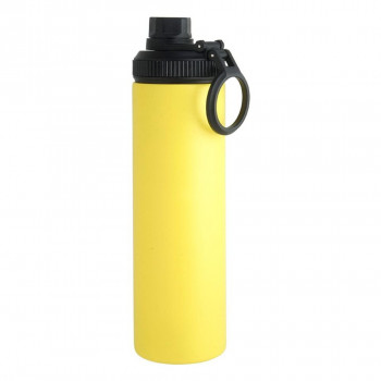 リビング WELF SLIM BOTTLE 直飲みスリムステンレスボトル YE 650ml