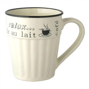 リビング enjoy cafe マグカップ WH 380ml