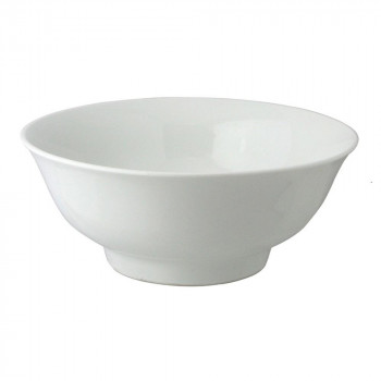 リビング ホワイト　大型ラーメン鉢 21cm