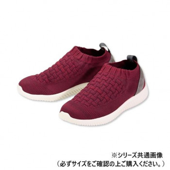 マリアンヌ製靴 ストレッチニットスニーカーWG140 ワイン 4L WG140