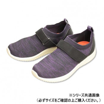 マリアンヌ製靴 ストレッチニットスニーカーWG110 パープル M WG110
