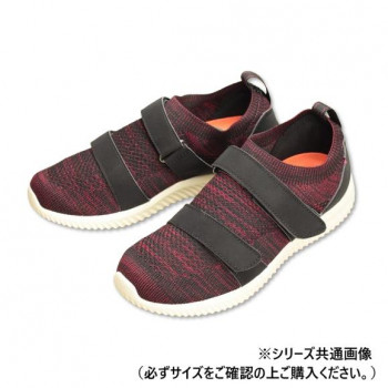 マリアンヌ製靴 ストレッチニットスニーカーWG120 ディープレッド 3L WG120