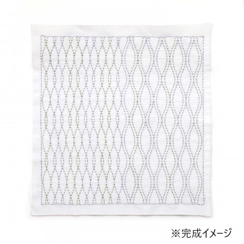 刺し子の花ふきんキット 和(Nagomi) 立涌(Tatewaku) SK459