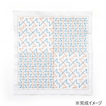 刺し子の花ふきんキット 和(Nagomi) 山路(Yamaji) SK460