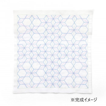 刺し子の花ふきんキット 和(Nagomi) 麻の葉(Asanoha) SK462