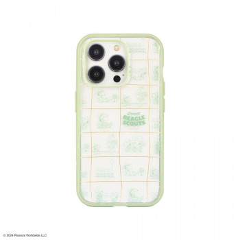 ピーナッツ IIIIfitClear iPhone15Pro対応ケース ビーグル・スカウト SNGG-24A