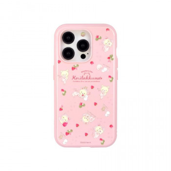 リラックマ IIIIfit iPhone15Pro対応ケース いちご GRC-347B