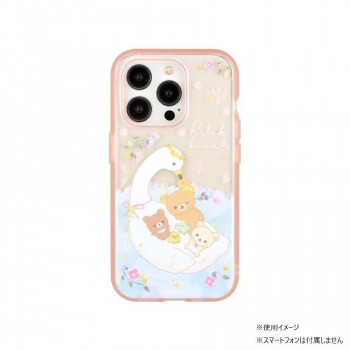 リラックマ IIIIfit Clear iPhone15Pro対応ケース スワン GRC-349A