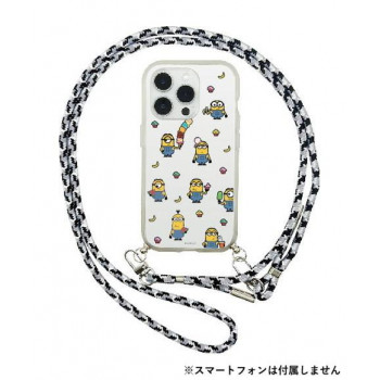 怪盗グルー/ミニオンズ IIIIfitLoop iPhone15Pro対応ケース 集合 MINI-462B
