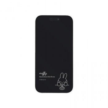 ミッフィー iPhone13～15/13～15Pro対応ガラススクリーンプロテクター ミッフィー MF-468B