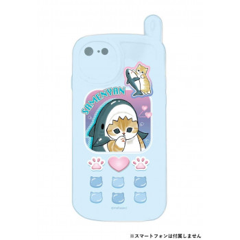 mofusand iPhoneSE(第2・3世代)/8・7対応レトロガラケー風ケース サメにゃん MOFU-37A