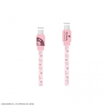 サンリオ PD60W対応 USB2.0 Type-Cケーブル マイメロディ SANG-396MM