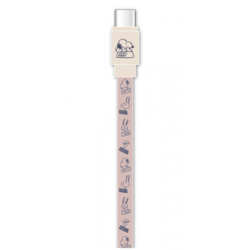 ピーナッツ PD60W対応 USB2.0 Type-Cケーブル ピンク SNGG-44PK