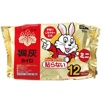 桐灰カイロ 貼らない ミニ 10個入 144378