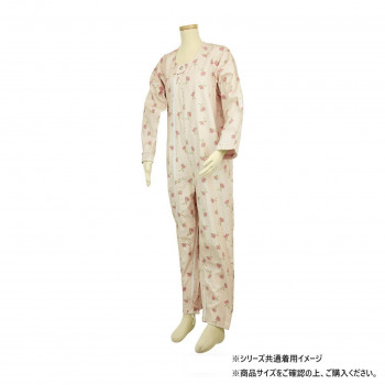 幸和製作所 テイコブ(TacaoF) エコノミー上下続き服 花柄クリーム Sサイズ UW01-CR-S