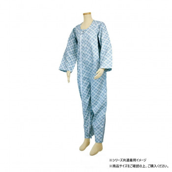 幸和製作所 テイコブ(TacaoF) エコノミー上下続き服 サックス Sサイズ UW01-SA-S