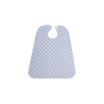 幸和製作所 食事用ポケット付エプロン ブルー  040657 AP04-BL