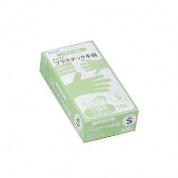 幸和製作所 テイコブ プラスチック手袋100枚 S (100入)020550 GL01-S