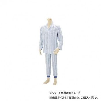 幸和製作所 簡単着替えパジャマ　ブルー　紳士用　PA04G-BL-L