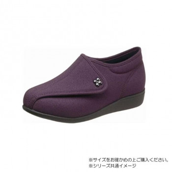 アサヒシューズ 快歩主義 L011-5E 24cm パープルラメ KS23146-