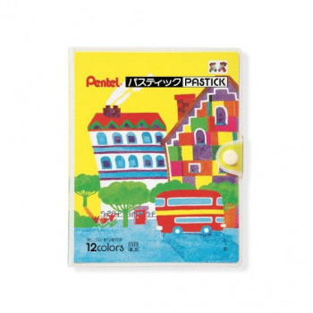 ぺんてる　ぺんてる　パスティック　12色　D  GC1-12D  1個入
