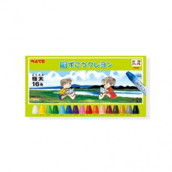 ぺんてる　ずこうクレヨン　16色　1-16  PTCG1-16  1個入