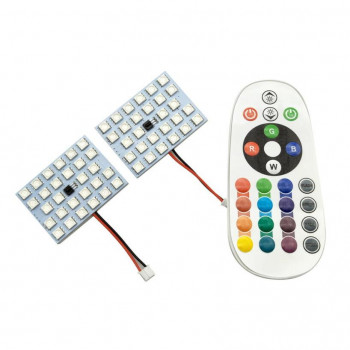 アークス(axs) レインボーリモコンLEDルームランプ28灯×2個レインボー GRX-789