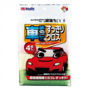 Holts　ホルツ　激落ち　マルチクロス4枚入 MH70106