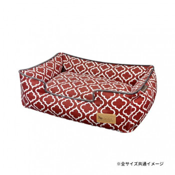 P.L.A.Y. ラウンジベッド S モロッカン ワインレッド