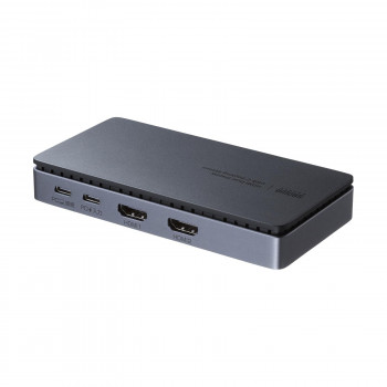 サンワサプライ　ドッキングステーション(HDMI×2画面出力・LAN端子なし)　ブラック　USB-CVDK17