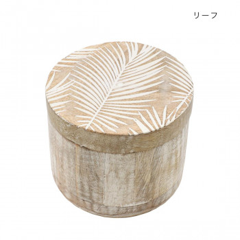 ウッドボックス ラウンド リーフ 39324811364