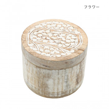 ウッドボックス ラウンド フラワー 39324811365