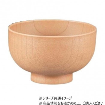 （食洗機対応）φ120 耐熱木調お好み椀　木肌摺り　30044170