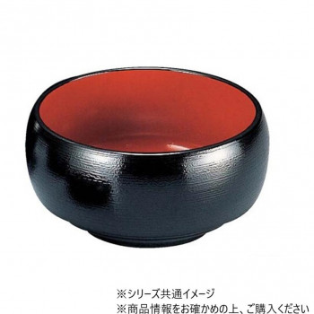 ミニタイコ鉢　黒羽ケ目(内朱)　38191310