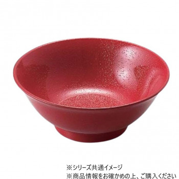 （食洗機対応）7寸ラーメン鉢　総紅赤クリヤータタキ　40421840