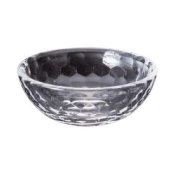 φ7cm鉢亀甲カット鉢　透明(全面塗)　75007050