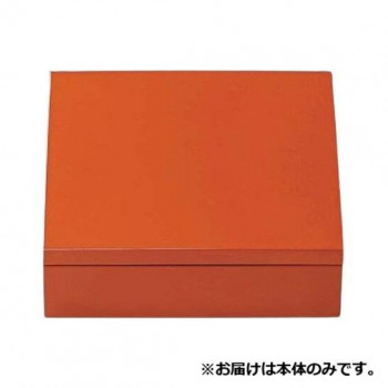 7.5寸正角玉手重(親)　オール柿朱外内柿朱　93118391