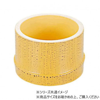 φ9.5cm越前竹型丸鉢　ゴマ竹塗　54300215