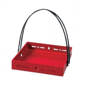 5.5寸京すかし手提盛器 赤 55203850