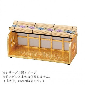 27cm竹取物語　格子　二色金箔　41322202