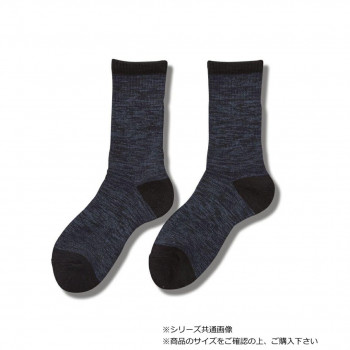 ハヤブサ レイヤーテック　ミドルソックス　先丸 ネイビー 23 Y5140-23-80