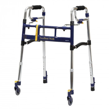 ユーバ産業　スライドフィットEX歩行器(ハイタイプ)　後脚スタンド　H-0293ST