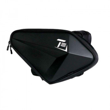 BA-216 ライダースハイサイドバッグ3 BLACK/WHITE BA216BKWH