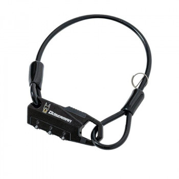 DOBERMAN DBL-014 ダイヤルワイヤーロック BK 30cm
