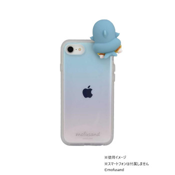 モフサンド IIIIfitCleariPhoneSE(第2・3世代)6～8/6s対応ケース サメにゃんMOFU-48A