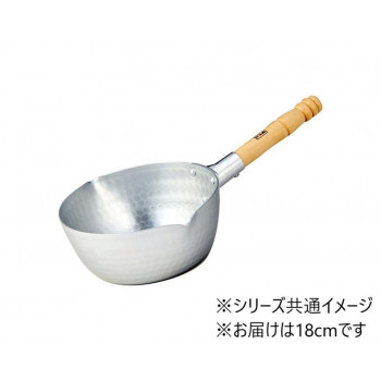SS　アルミ雪平鍋(上物)目盛付　18cm　019269