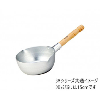 SS　アルミ雪平鍋(上物)目盛付　15cm　019267