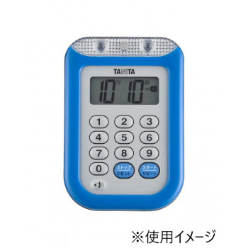 タニタ　TD-377-BL(ブルー)　大音量タイマー100分計　128038