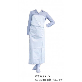 ワンタッチ前掛　白　378035